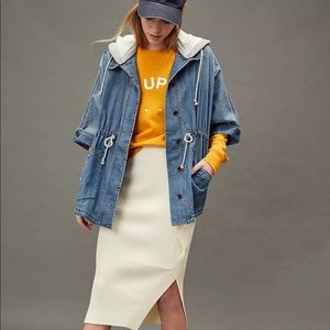 Anthropologie Pilcro Denim Kimono Jacket